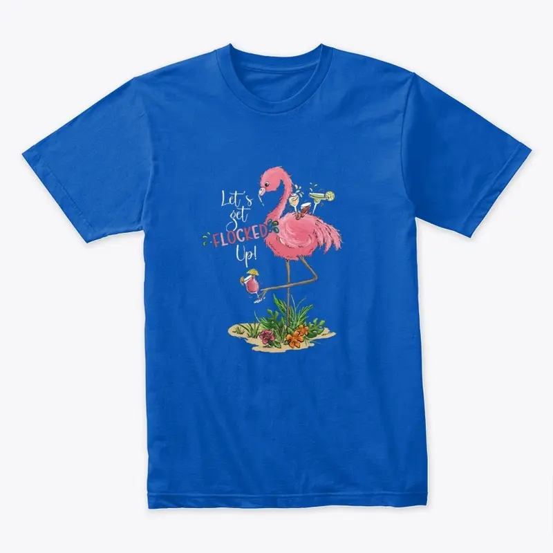 FLAMINGO FLOCKED