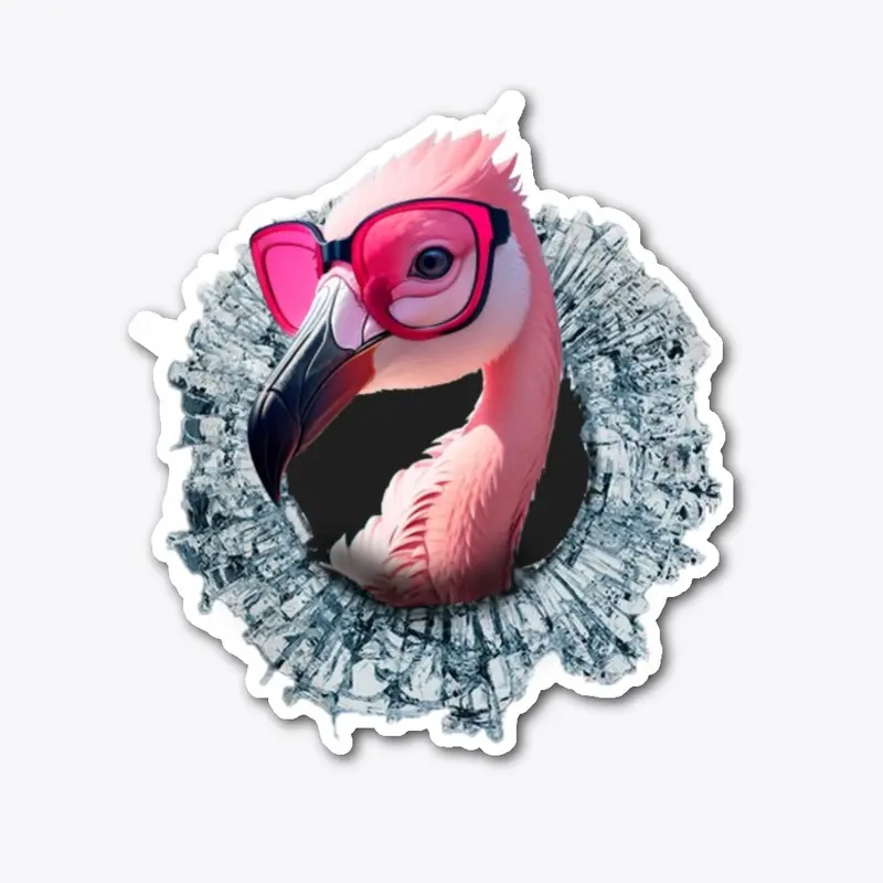 FLAMINGO STICKER