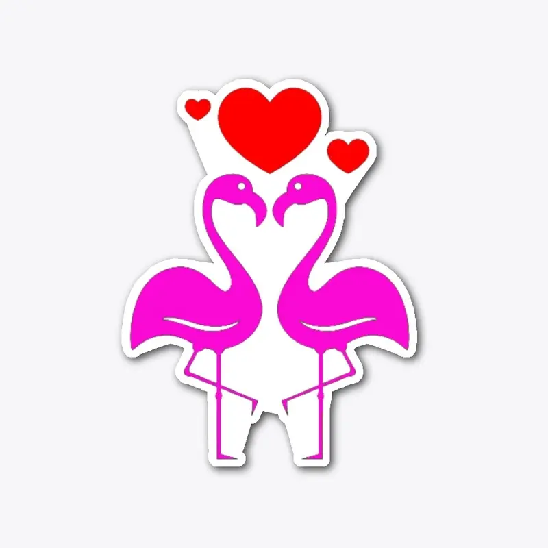 FLAMINGO STICKER