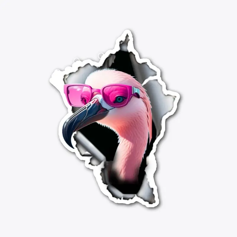 FLAMINGO STICKER